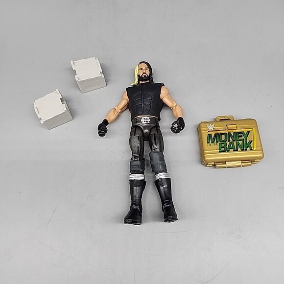 wwe seth rollins action figure Action Figure 6" Suitcase Blocks - Picture 1 of 6